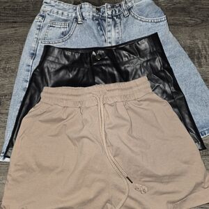 SHEIN Women's Shorts lot Of 3